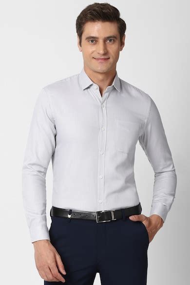 Buy Men White Full Sleeves Formal Shirt Online - 693029 | Peter England