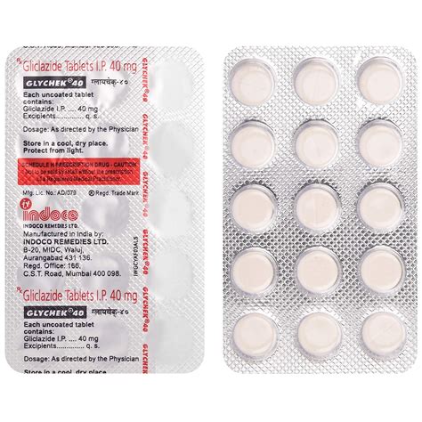 Glychek 40 - Strip of 15 Tablets : Amazon.in: Health & Personal Care