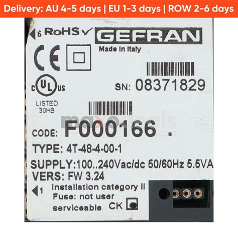 Gefran 4T-48-4-00-1 Digital Panel Meter New NMP | eBay