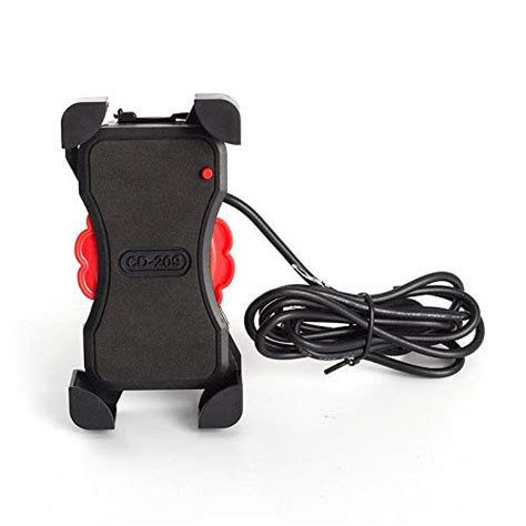 Delhi Hub 2 in 1 Waterproof 12V to 85V Motorcycle E-Bike Phone Holder ...