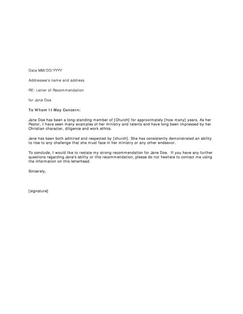 Image result for Example Good Recommendation Letter Sample