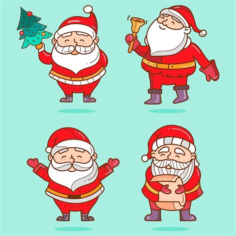 Cute santa cartoon Images - Free Download on Freepik