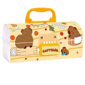 FunBlast Plastic Capybara Pencil Case - Suitcase Style Password Lock ...