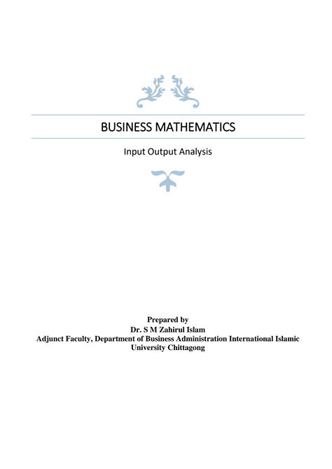 Image result for Input Output Analysis