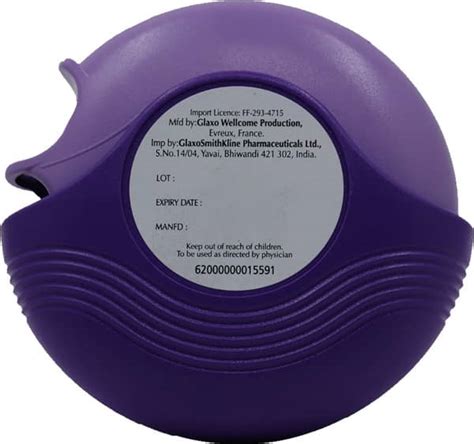 Seretide Accuhaler 50/250mcg Box Of 60md Metered Dose Inhaler: Uses ...