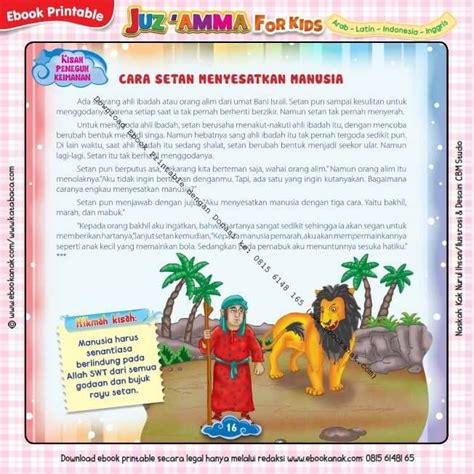 Download Ebook Printable Juz Amma for Kids, Cara Setan Menyesatkan ...
