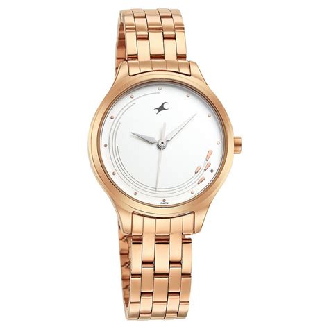 Buy Online Fastrack Stunners Quartz Analog White Dial Stainless Steel ...