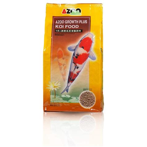 Azoo Growth Plus Koi Fish Food 9 in 1 Large 6mm Pellet 5kg : Amazon.in ...