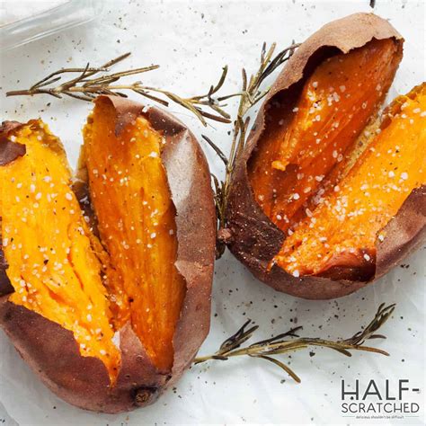 How Long to Bake a Sweet Potato at 400 F - Half-Scratched