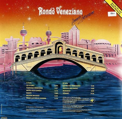 Rondò Veneziano. Concerto futurissimo – Bertelsmann Vinyl Collection