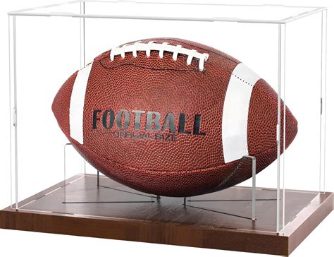Football Display Case – Collegiate Crest