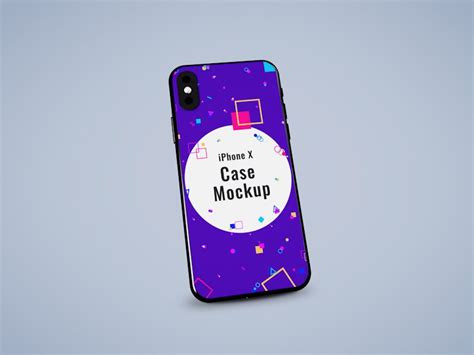 iPhone X Case PSD Mockup - graphberry.com