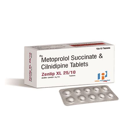 ZENLIP-XL 25/10 Tablets Indizen Pharmaceuticals