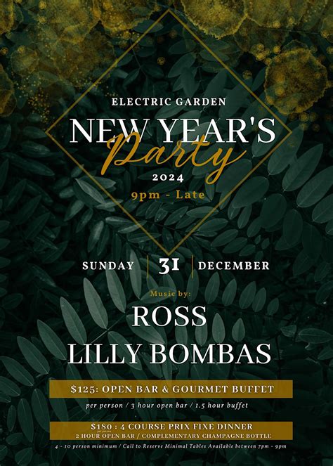 Electric Garden NYE House Party, Jardín Café, Patchogue, 31 December to ...