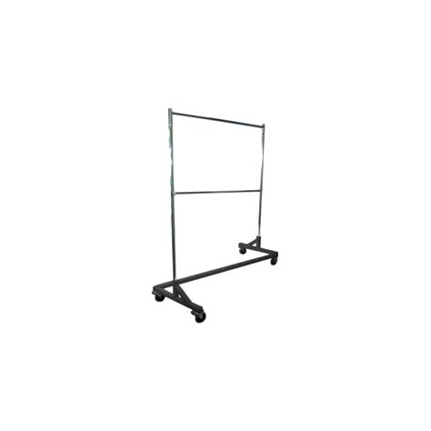 Buy Heavy-Duty Commercial Grade Double-Bar Rolling Z Rack Garment Rack ...