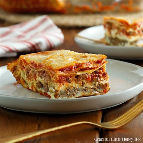 How to Make No-Boil Lasagna (using Regular Noodles) - Graceful Little ...