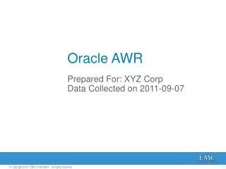 Rezultat imagine pentru What Is AWR Oracle