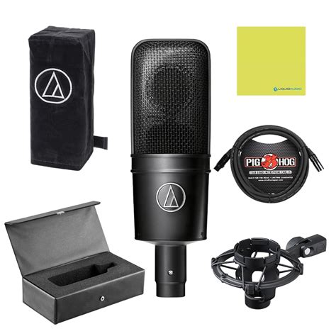 Liquid Audio Audio Technica AT4040 Cardioid Condenser Microphone Bundle ...