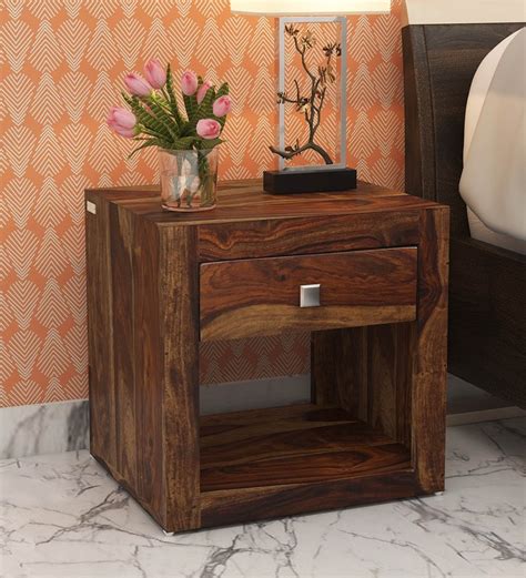 Ferguson Bed Night Stand in Rustic Teak Finish – Shagun Arts