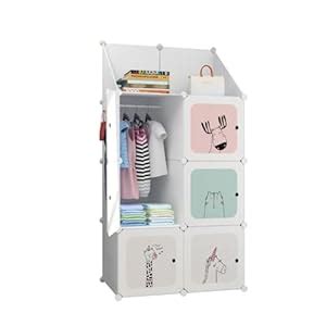 Bigkart Kids Wardrobes for Clothes, Toys, Books etc | Space-Saving ...