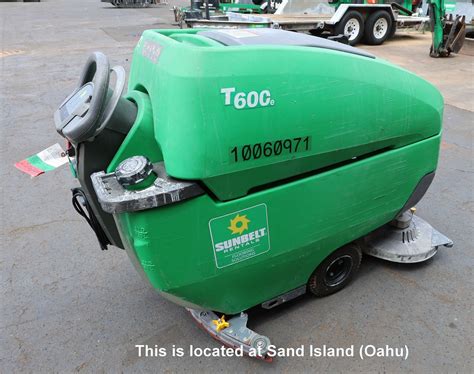 (10060971) 2018 Tennant Model T600E Battery-Operated Floor Scrubber, Works