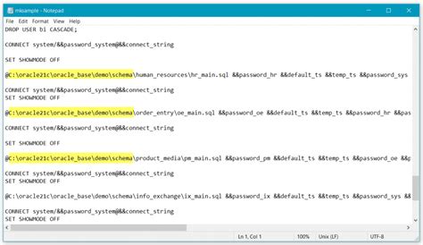 Oracle Database 21C Sample Schemas 的图像结果