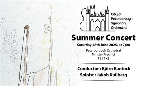 City of Peterborough Symphony Orchestra Summer Concert, Minster ...