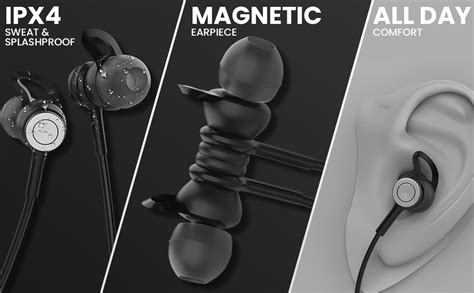 GIZMORE MN224 Ultra in-Ear Bluetooth Neckband with Upto 60H Playtime ...