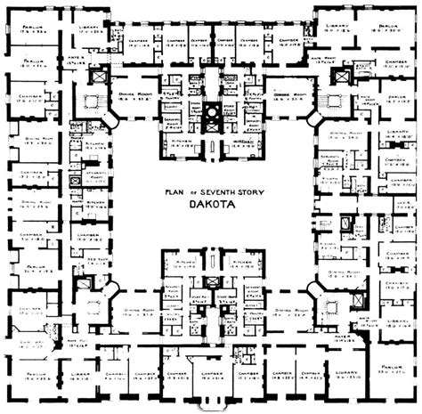 The Dakota - NYC | The dakota new york, Apartment floor plans, Mansion ...