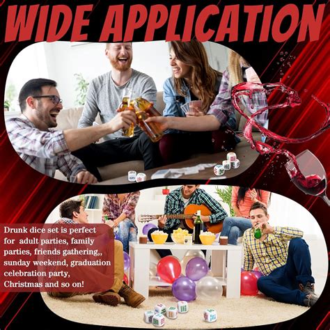 Hanaive 6 Pcs Drinking Dice Bar Rolling Decider India | Ubuy