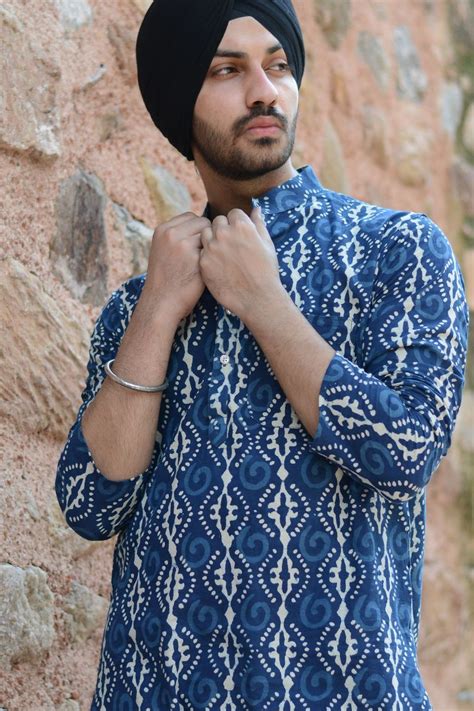 Wintage Men's Jaipur Cotton Festive and Casual Long Indian Kurta Comfy ...