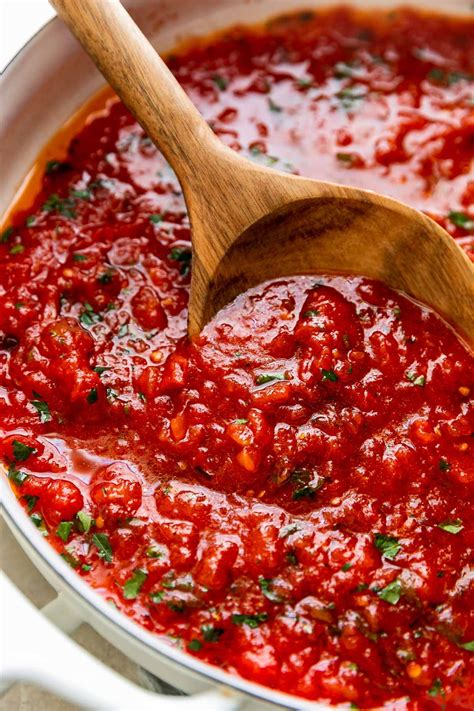 Quick & Simple San Marzano Tomato Sauce (5 Ingredients!) | Recipe | San ...