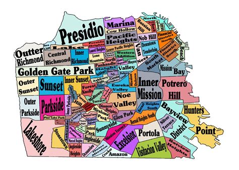 World Maps Library - Complete Resources: Maps San Francisco Neighborhoods