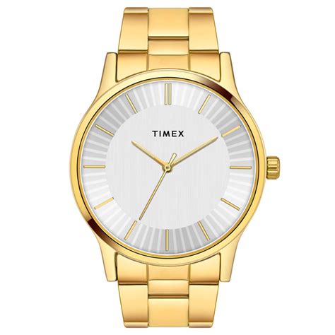 Timex Men Analog Silver Round Brass Dial Watch- TW0TG8306 – The Watch ...