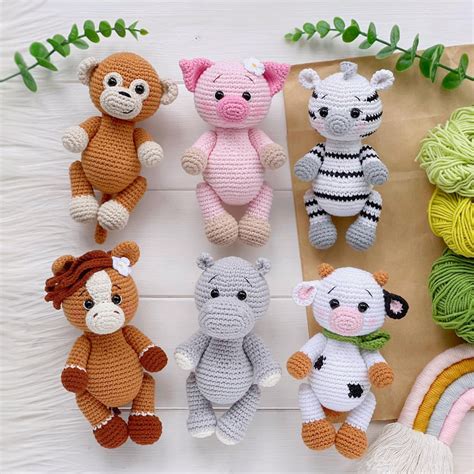 Crocheted Stuffed Animals