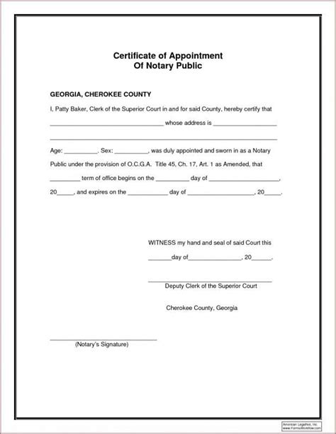 Image result for Notarized Document Example