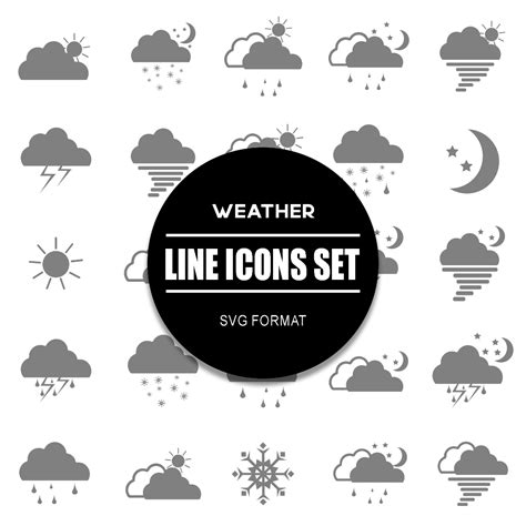 Image result for Weather Icon Set