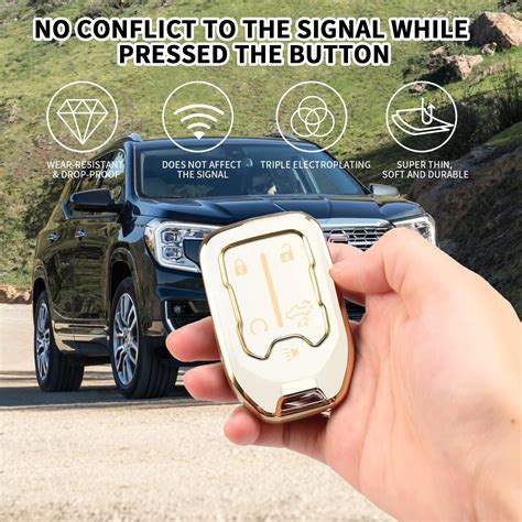 Buy MILD EAST For GMC Key fob Cover for 2023-2019 Chevy Silverado GMC ...