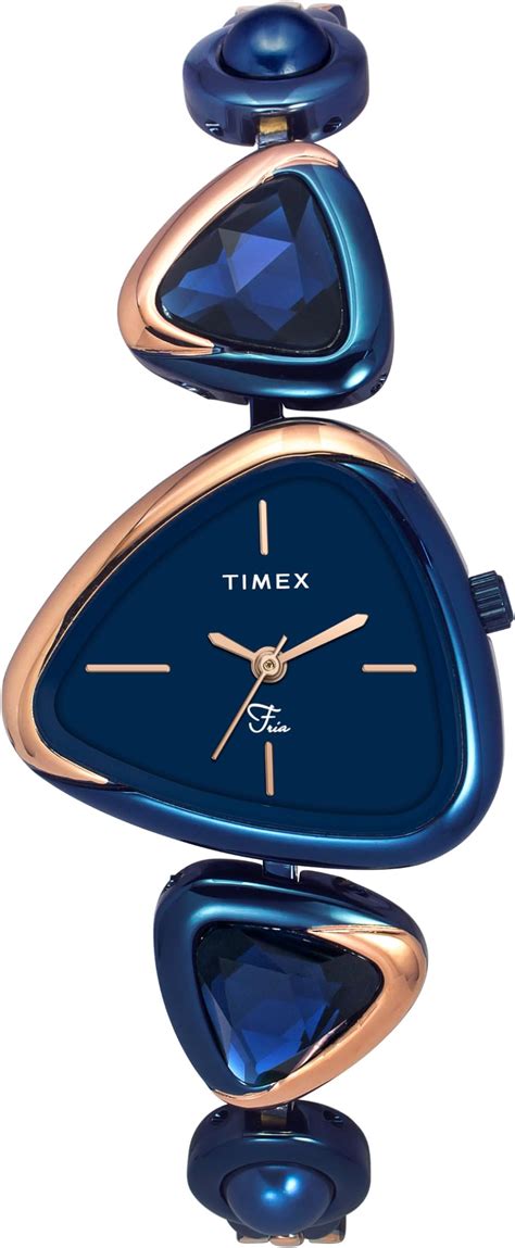TIMEX Fria Women Rose Gold Square Analog Watch - TWEL16101 : Amazon.in ...