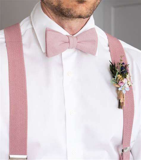 Blush Pink bow tie | bubibubi.eu