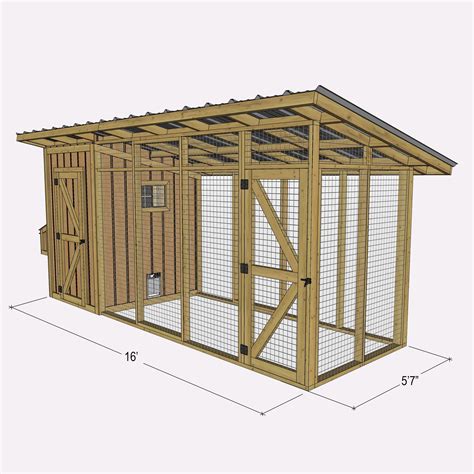 Best 13 5×6 DIY Chicken Coop & Run Plans | Walk-in Secure Backyard ...