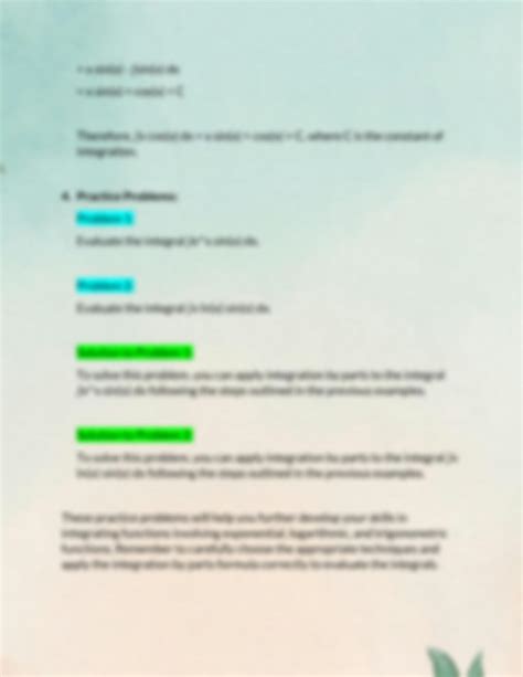 Image result for Exponential Integration Examples