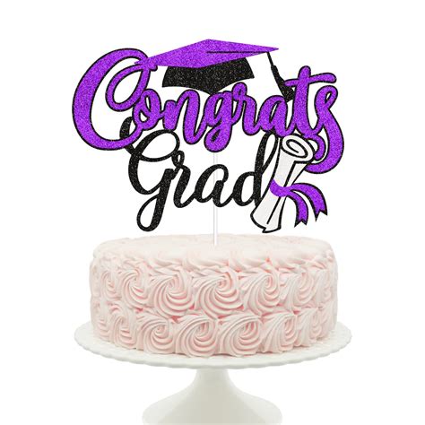 Buy Congrats Grad Cake Topper Graduation Cake Topper 2022 Graduation ...