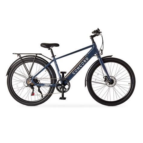 Concord 27.5″ Commutr Step-Over Electric Commuter Bike, 36V, Gray, Adult, Unisex – Sansujyuku