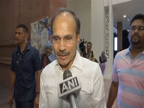 "It is natural": Adhir Ranjan Chowdhury on re-election of Sonia Gandhi ...