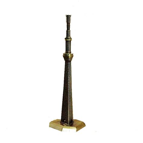 Buy PROW 7.5 inch Tokyo Skytree Metal Model Japanese Famous Building ...