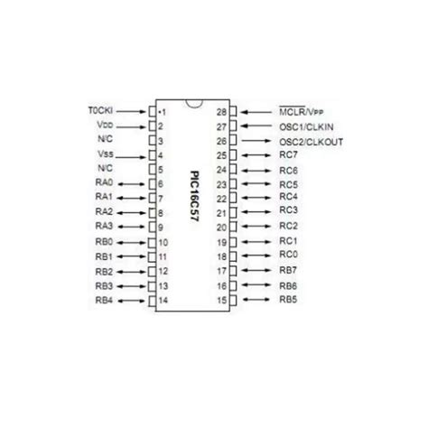 PIC16C57 Microcontroller buy online at Best Price and Quality in India ...