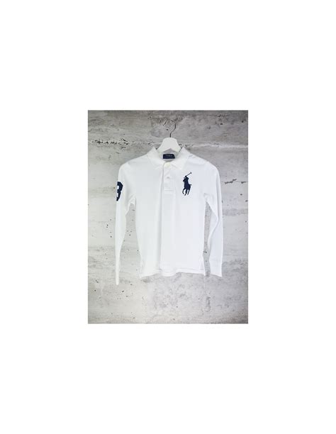 Ralph Lauren White long sleeve polo shirt