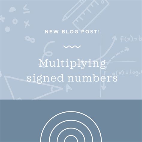 Image result for Multiplying Numbers with Different Signs