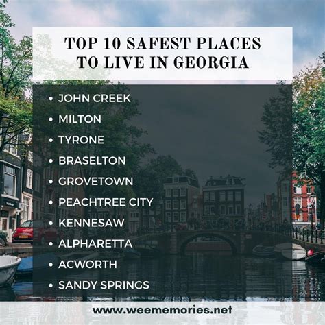 Top 10 safest places to live in Georgia : r/travelguidesandtips